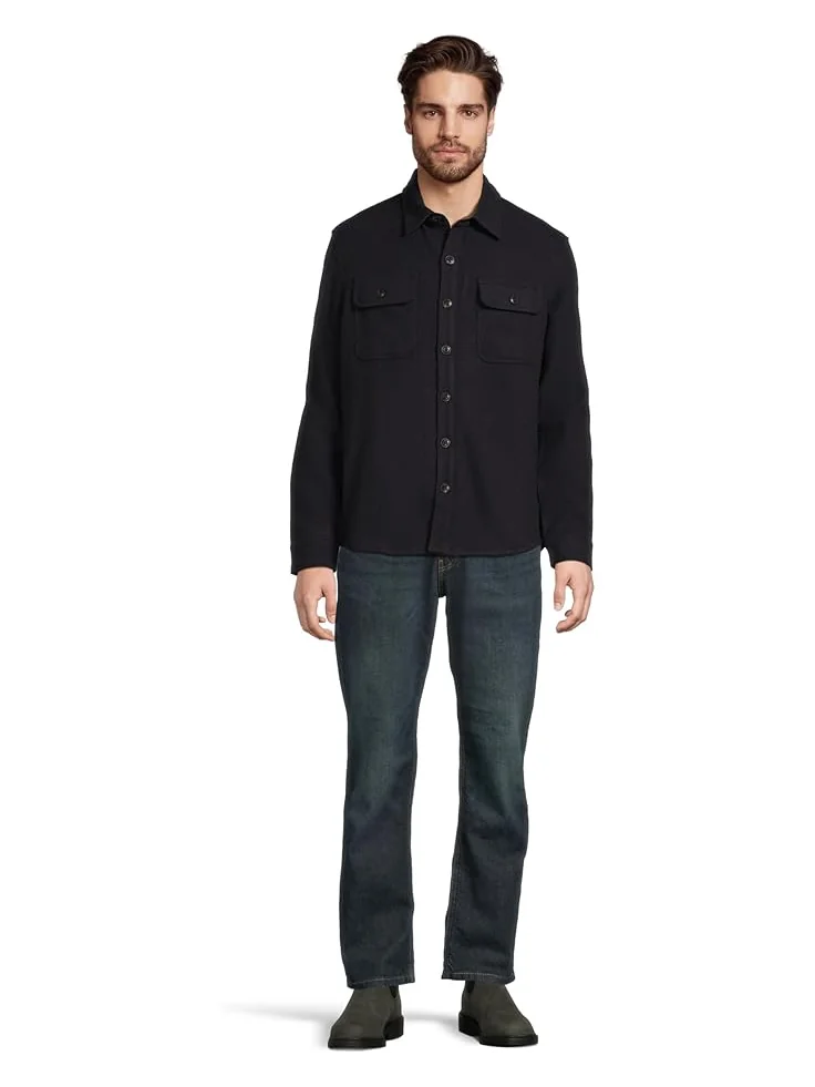 Мужская рубашка L.L.Bean Signature Wool Workshirt Regular — изображение 5 из 5, темно-синий