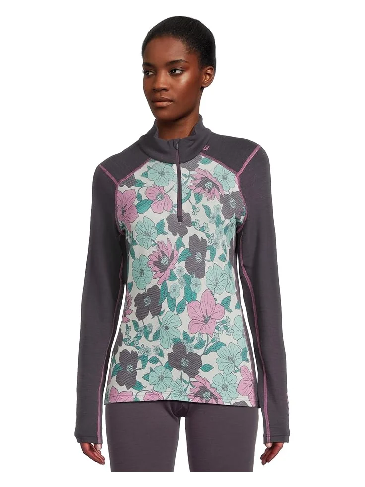 Женская футболка Helly Hansen Lifa Merino Midgra 1/2 Zip — изображение 1 из 5, синий