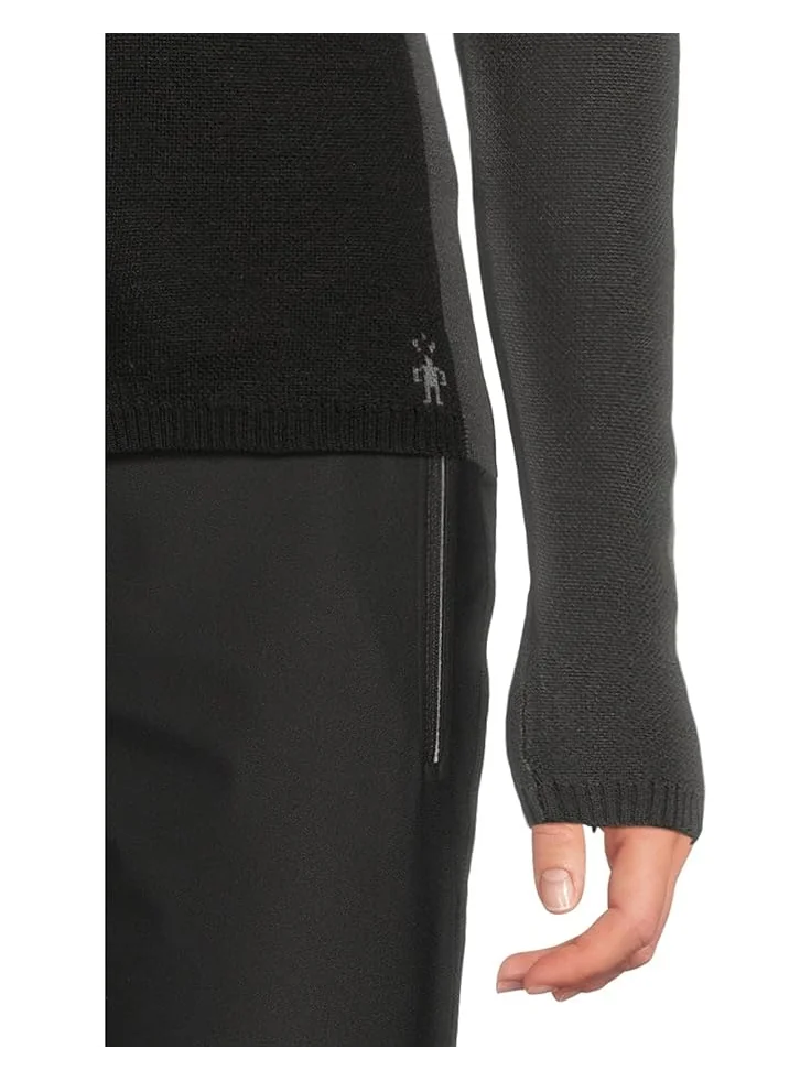 Женская футболка Smartwool Alpine Crew — изображение 4 из 5, черный