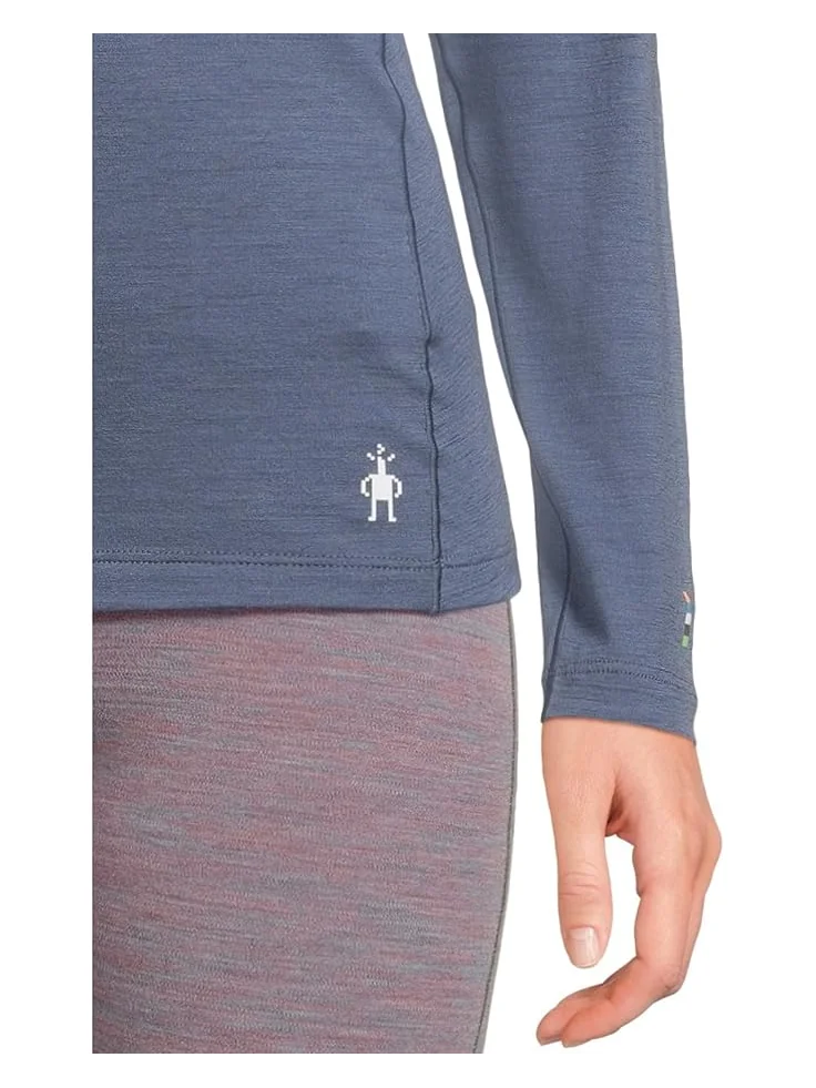 Женская базовая футболка Smartwool Classic All-Season Merino — изображение 4 из 5, синий