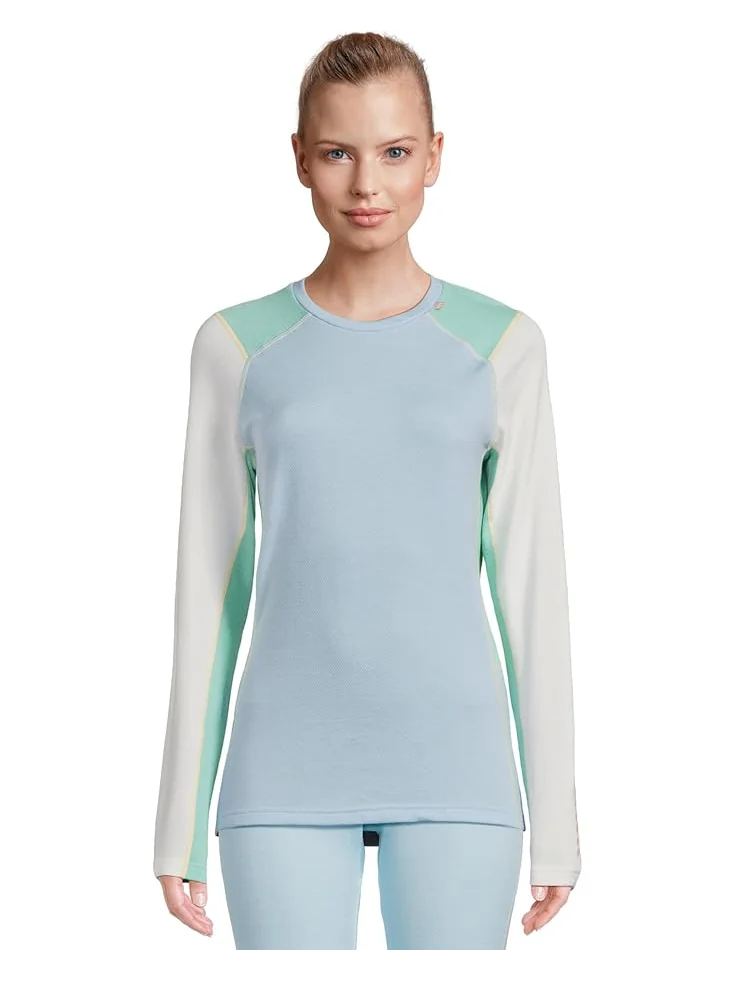 Женская футболка Helly Hansen Lifa Merino Midweight Crew — изображение 1 из 5, синий