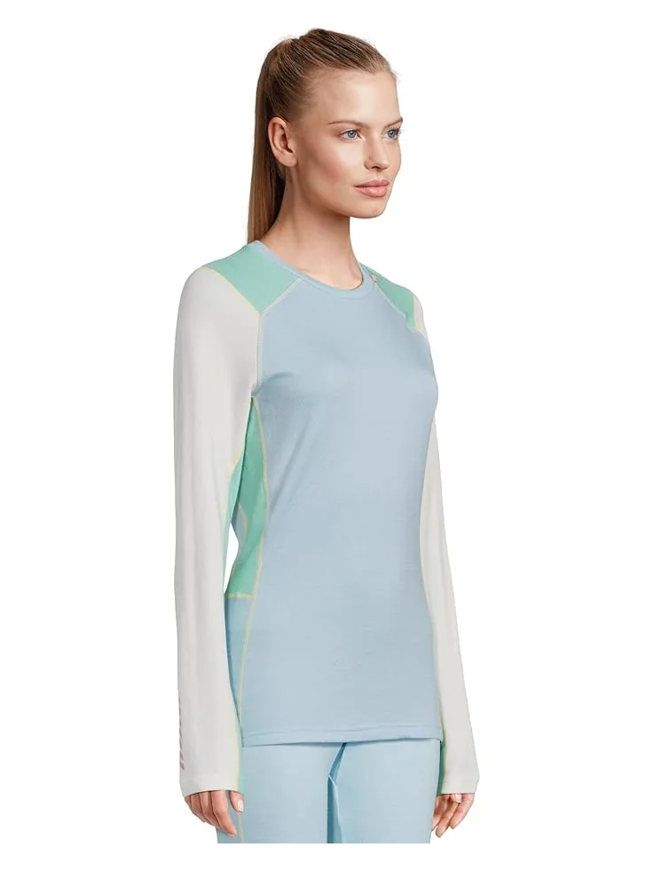 Женская футболка Helly Hansen Lifa Merino Midweight Crew — изображение 2 из 5, синий