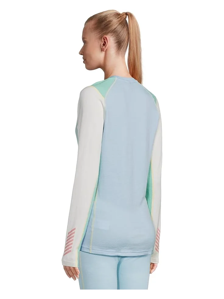 Женская футболка Helly Hansen Lifa Merino Midweight Crew — изображение 3 из 5, синий