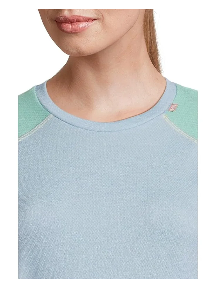 Женская футболка Helly Hansen Lifa Merino Midweight Crew — изображение 4 из 5, синий
