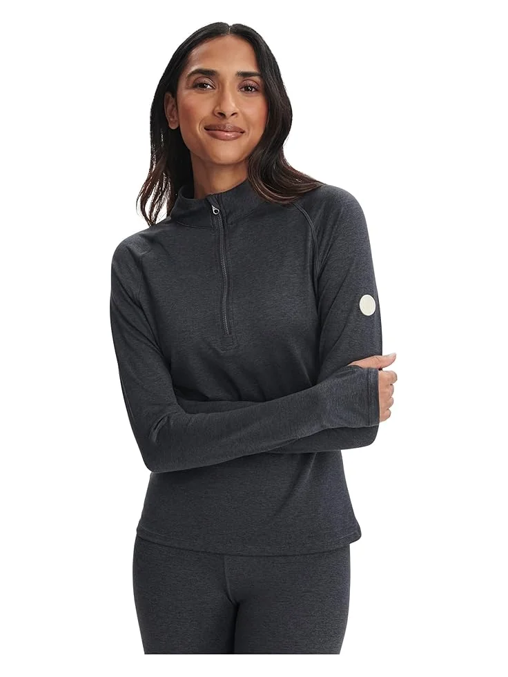 Женская базовая футболка Varley Always Warm Half Zip — изображение 1 из 5, черный