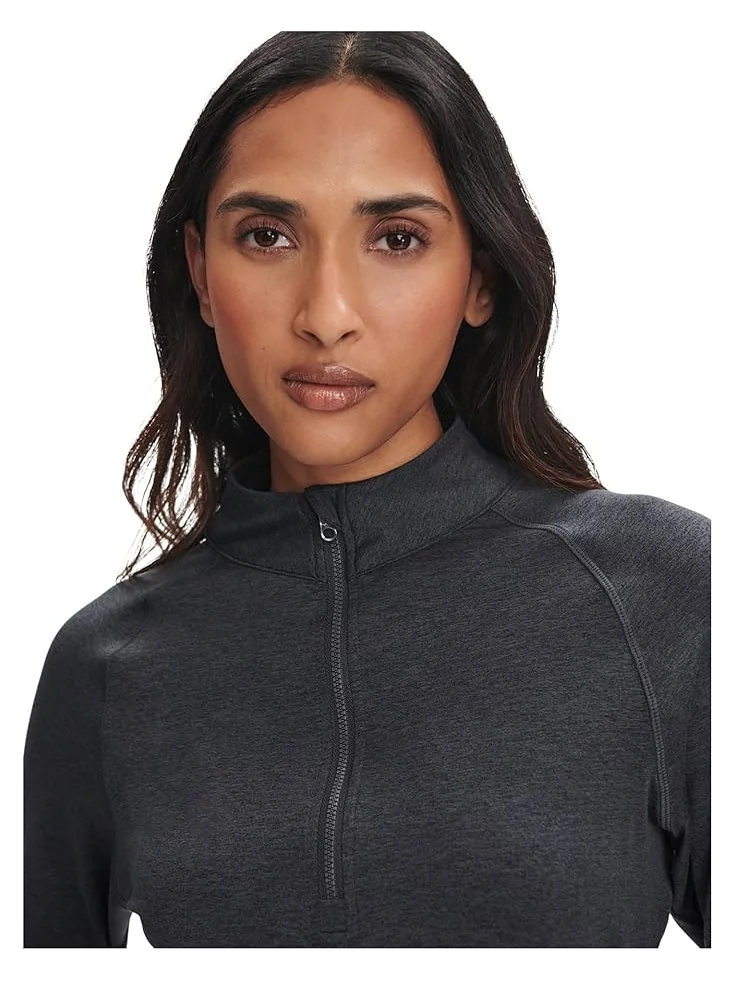 Женская базовая футболка Varley Always Warm Half Zip — изображение 4 из 5, черный