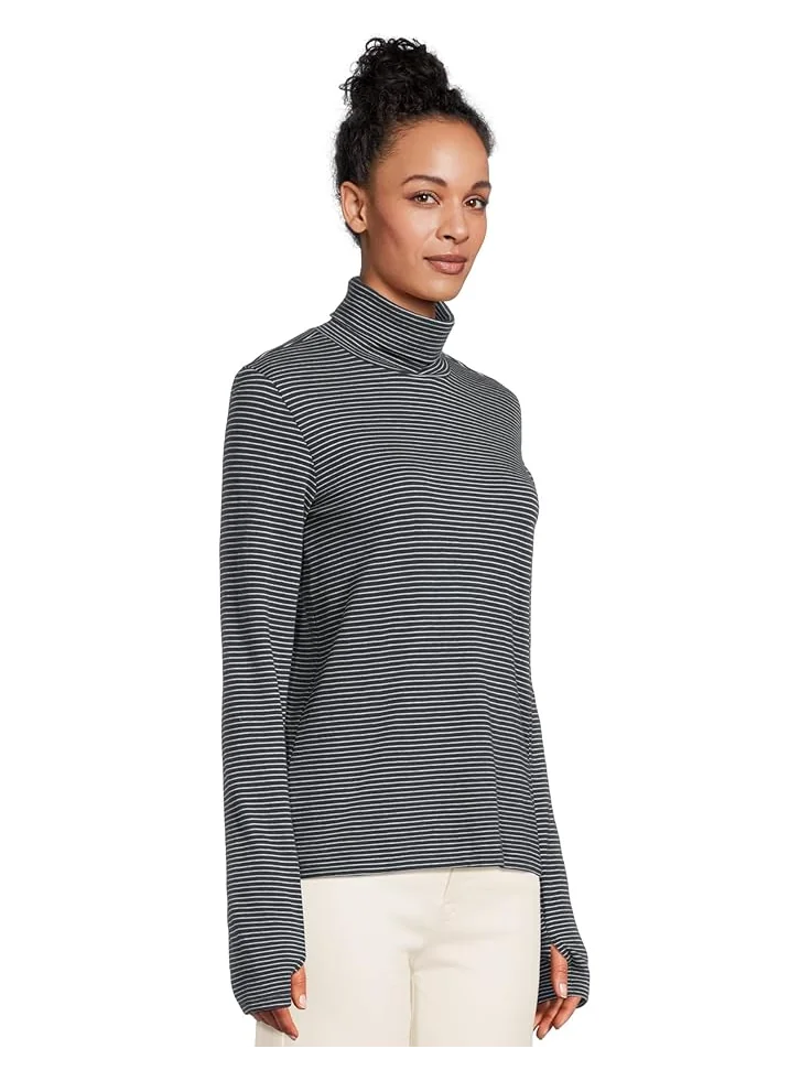 Женская футболка Faherty Feather Cloud Layering T Neck — изображение 2 из 5, кремовый