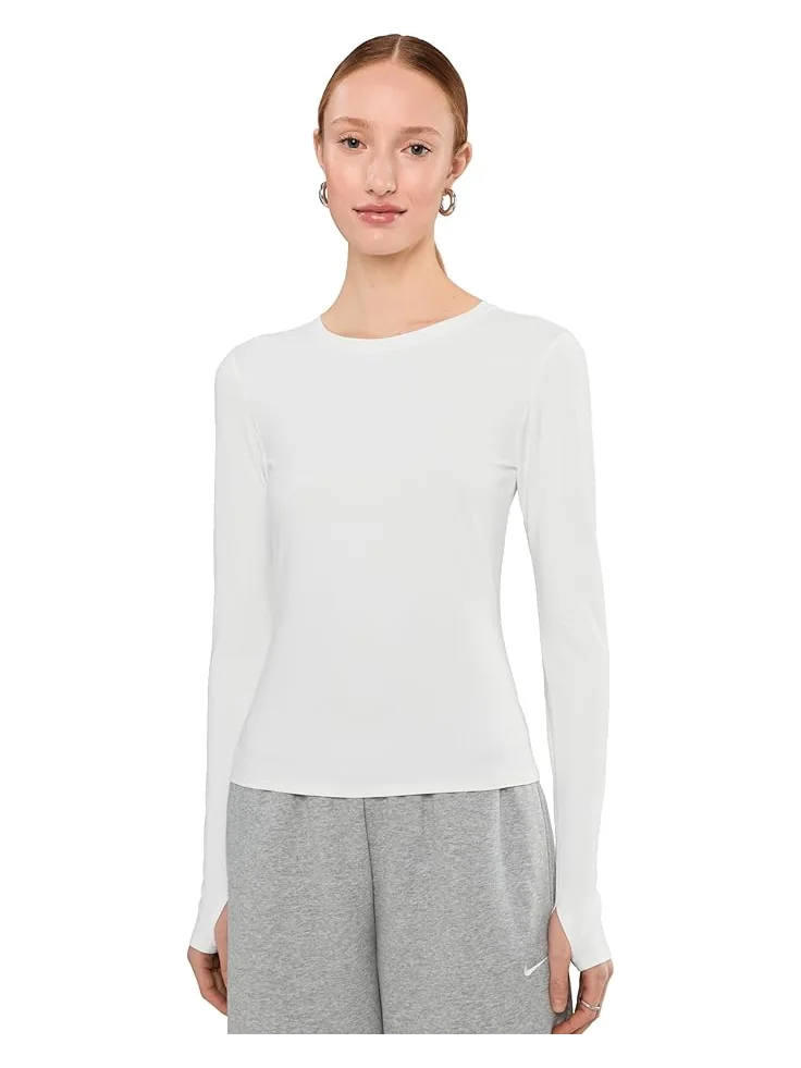 Женская футболка Splits59 Airweight Lite Long Sleeve Waist Length — изображение 1 из 5, белый