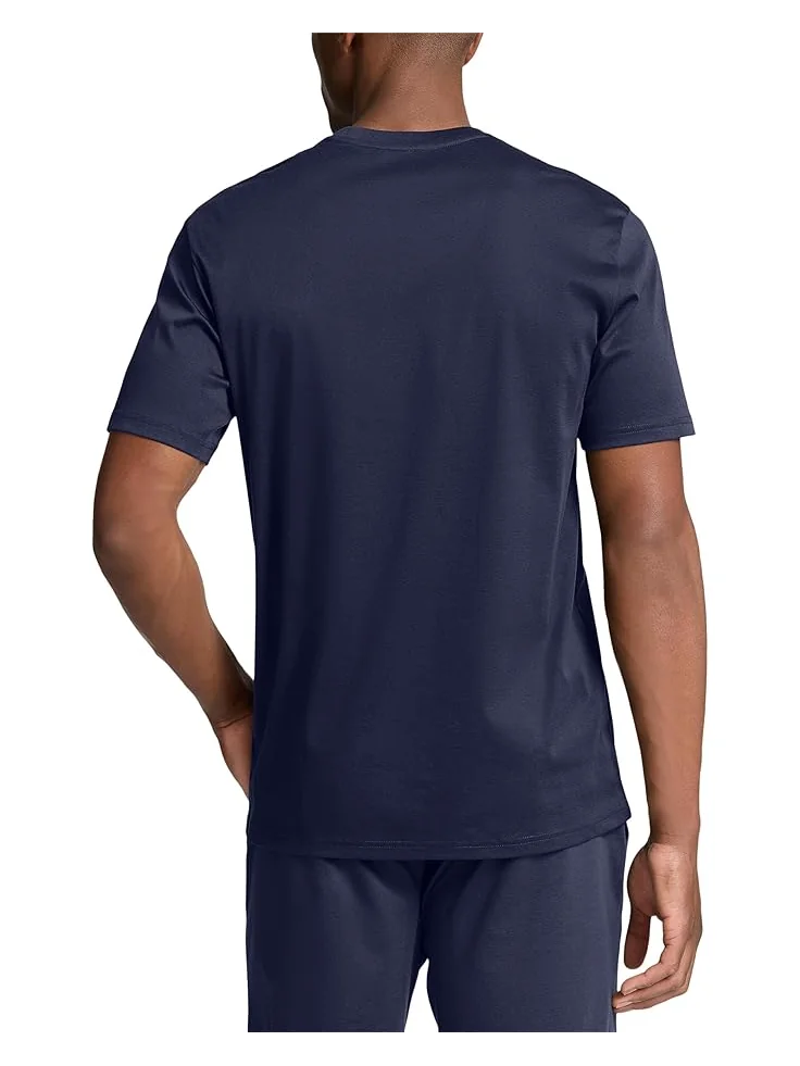 Мужская футболка с коротким рукавом Polo Ralph Lauren Mercerized Cotton — изображение 2 из 5, темно-синий