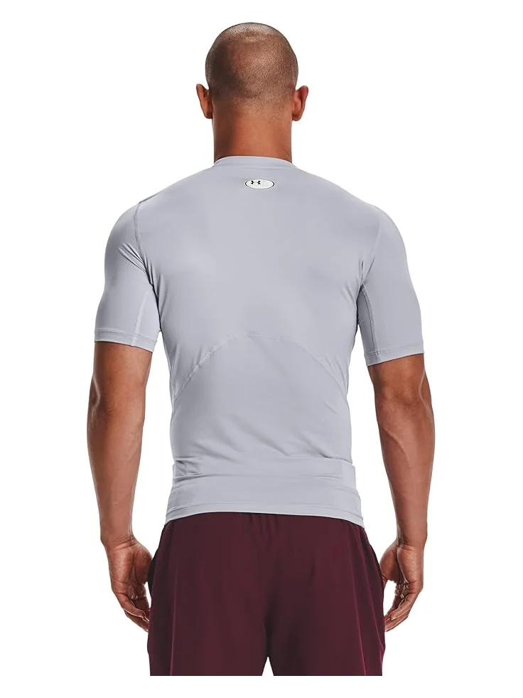 Мужская футболка Under Armour Heatgear Armour Compression — изображение 2 из 4, серый/черный