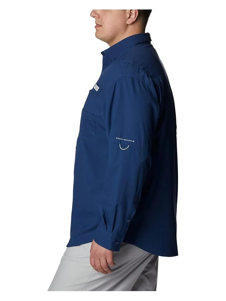 Мужская футболка Columbia Big & Tall Tamiami II L/S — изображение 2 из 3, угольный