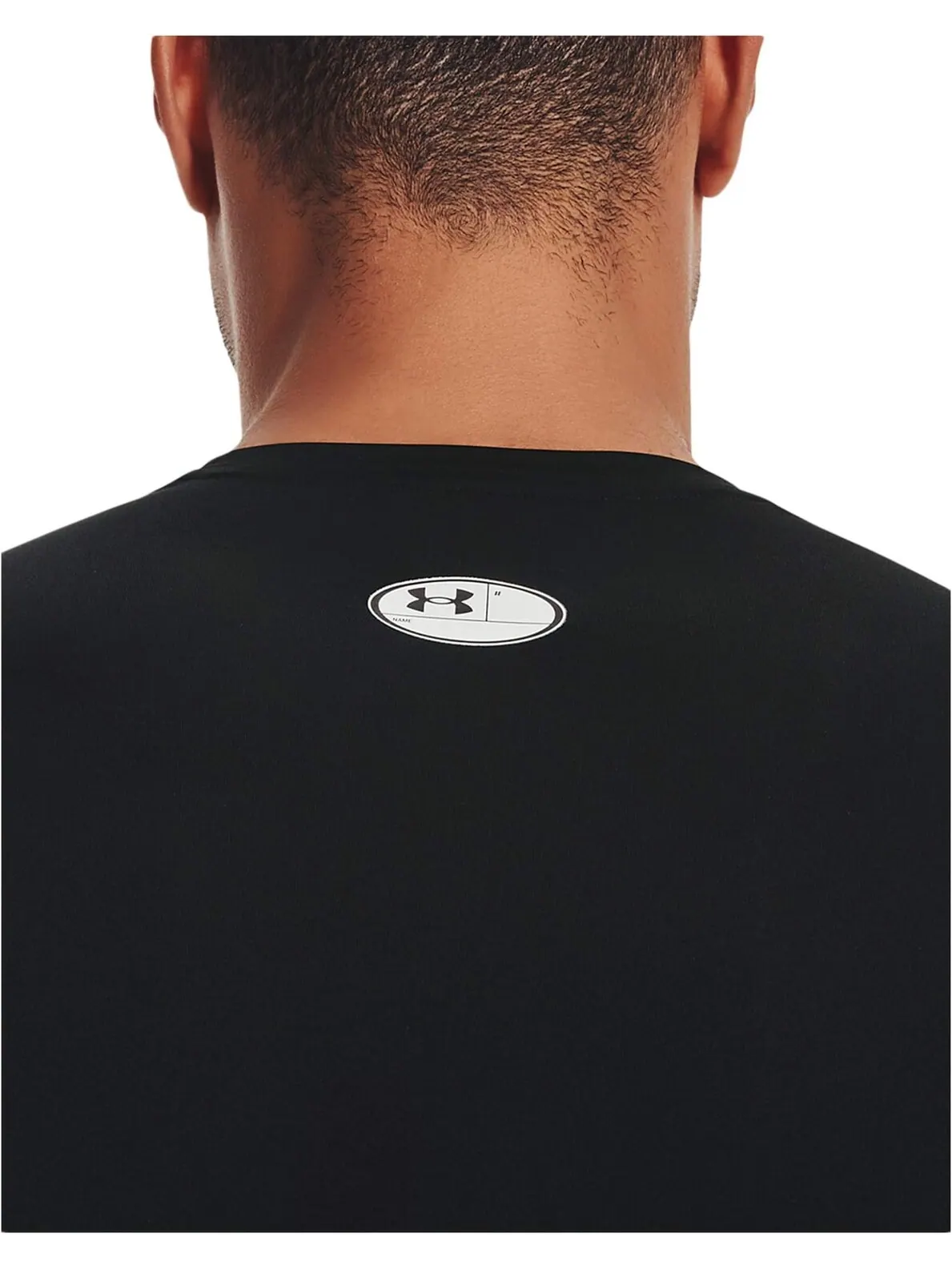 Компрессионный длинный рукав Heatgear Armor Under Armour — изображение 3 из 3, черный/белый