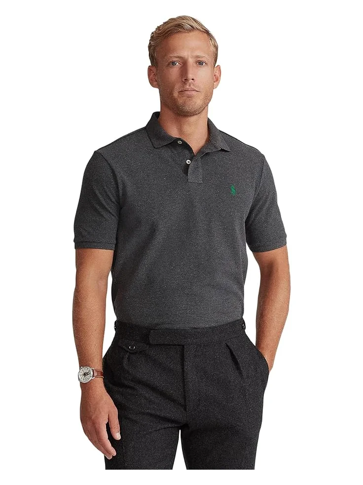 Мужская поло Ralph Lauren The Iconic Mesh Polo Ralph Lauren — изображение 1 из 4, вереск