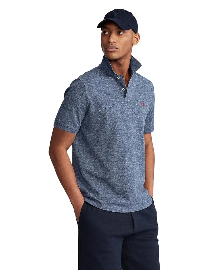 Мужская поло Ralph Lauren Classic Fit Mesh Polo Ralph Lauren — изображение 1 из 4, королевский вереск