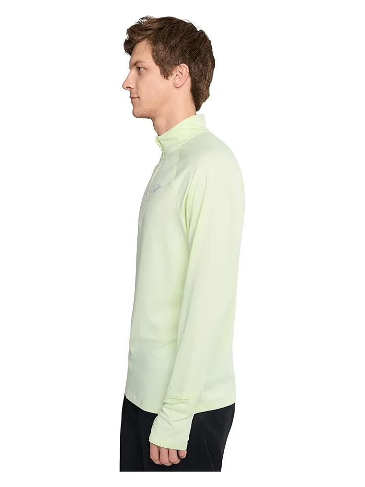 Мужская футболка Brooks Dash 1/4 Zip 3.0 — изображение 3 из 5, бежевый