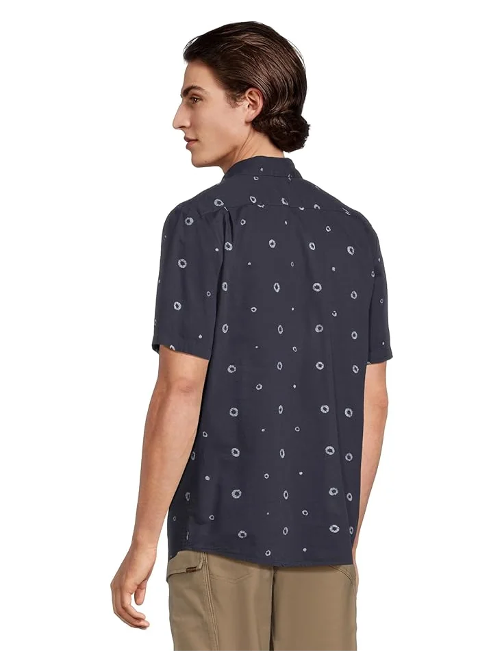 Мужская футболка Volcom Scaler Stone Woven — изображение 3 из 5, темный темно-синий