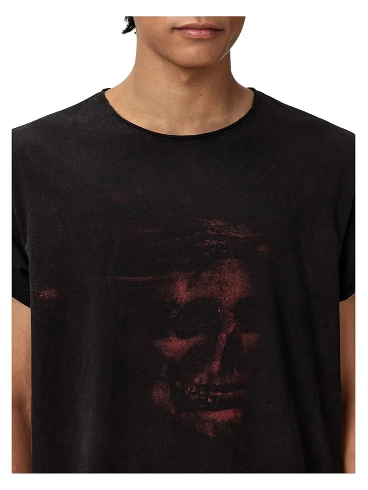 Мужская футболка John Varvatos Skull Sculpture KG7197R25 — изображение 3 из 3, черный