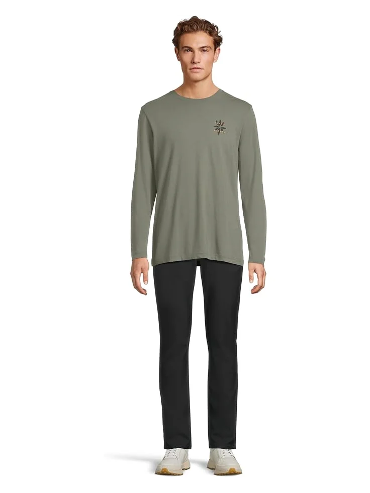 Мужская футболка Travis Mathew Big Bay TravisMathew — изображение 5 из 5, темный оливковый