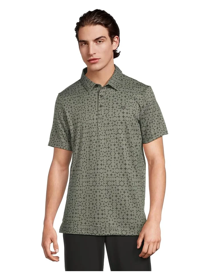 Мужская футболка TravisMathew Featherweight Caves — изображение 1 из 5, темный оливковый