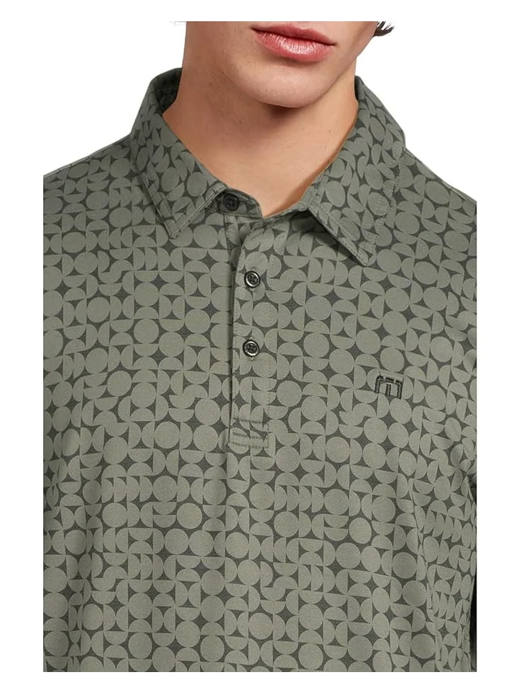 Мужская футболка TravisMathew Featherweight Caves — изображение 4 из 5, темный оливковый