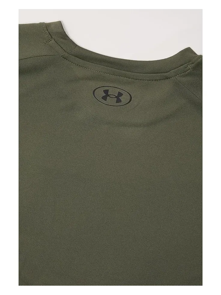 Футболка с коротким рукавом Tech 2.0 (для детей постарше) Under Armour Kids — изображение 2 из 2, зеленый/черный