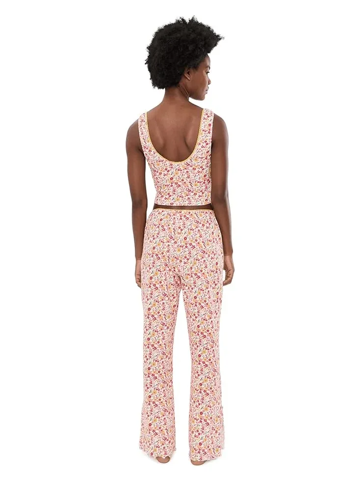 Женский комплект для отдыха Fresh In Love Free People — изображение 4 из 5, сливочный желтый