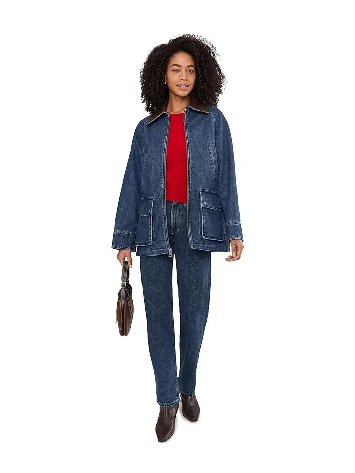 Куртка джинсовая Cotton Barn Jacket Levi's — изображение 2 из 5, джинсовый синий