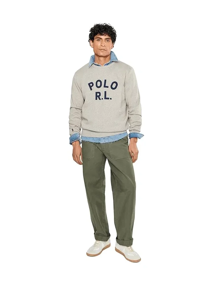 Толстовка флисовая Logo Fleece Polo Ralph Lauren — изображение 2 из 5, стриженый