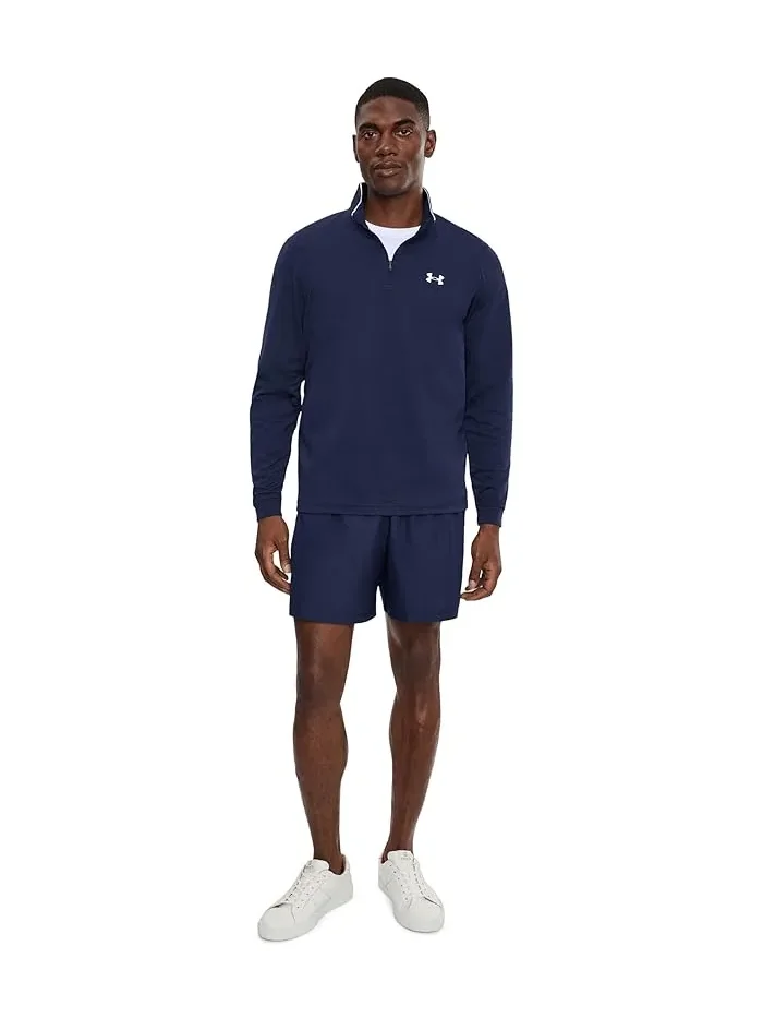 Толстовка с четверть-застежкой-молнией Matchplay Under Armour Golf — изображение 2 из 5, темно-синий/белый