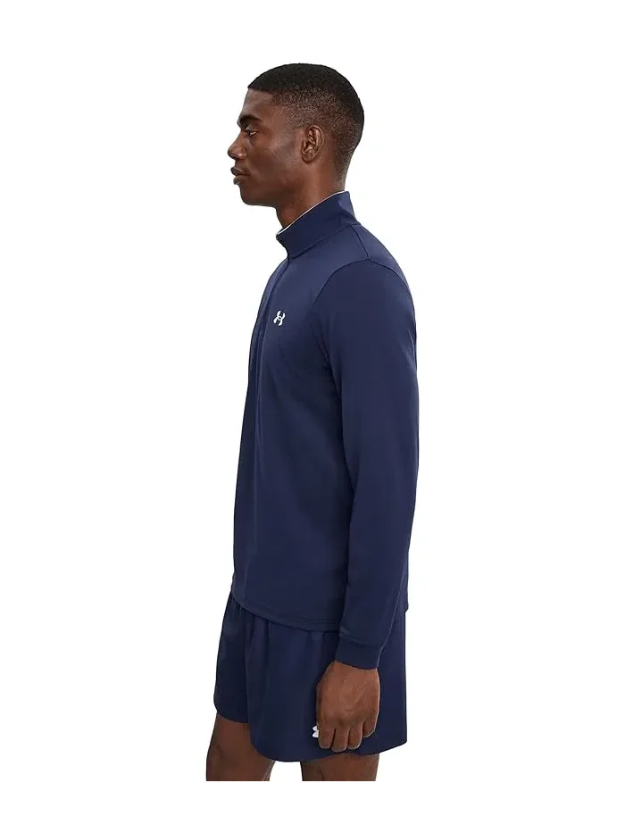 Толстовка с четверть-застежкой-молнией Matchplay Under Armour Golf — изображение 3 из 5, темно-синий/белый