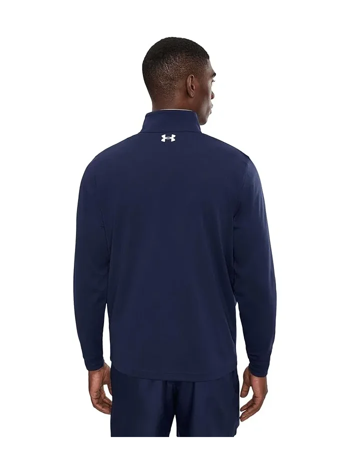 Толстовка с четверть-застежкой-молнией Matchplay Under Armour Golf — изображение 4 из 5, темно-синий/белый