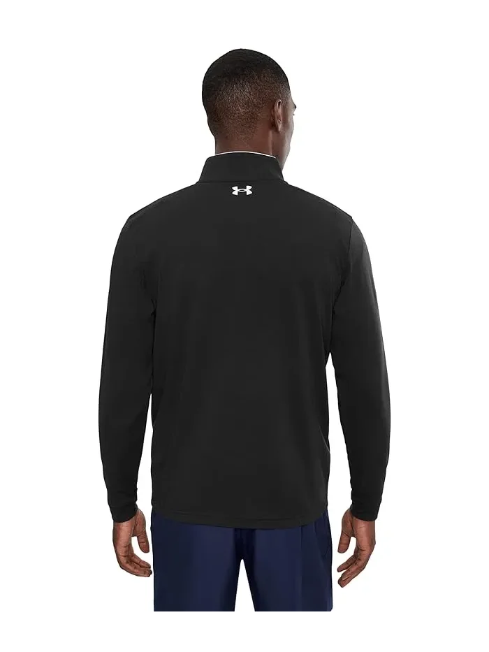 Толстовка с четвертью-застежкой Matchplay Under Armour Golf — изображение 4 из 5, черный/белый