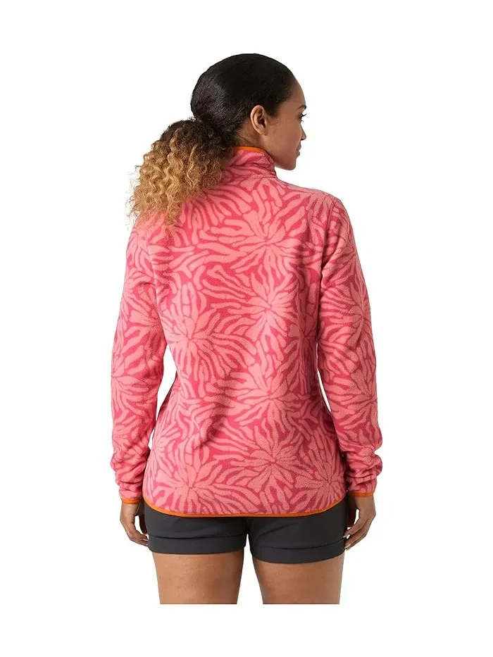 Флисовая кофта с принтом Polartec Helly Hansen, Coral Almond Aop — изображение 2 из 4, мульти
