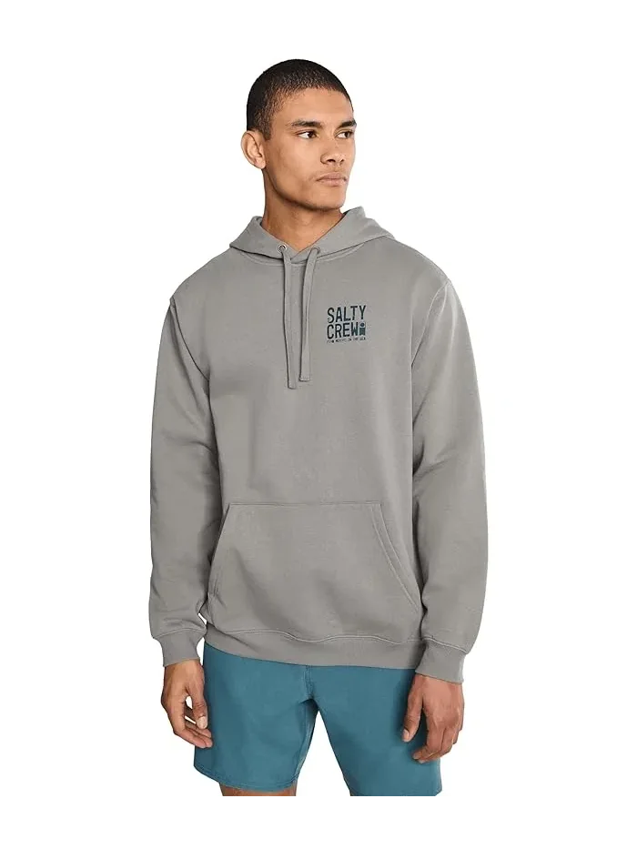 Флисовая кофта с капюшоном Tried And True Fleece Salty Crew — серый