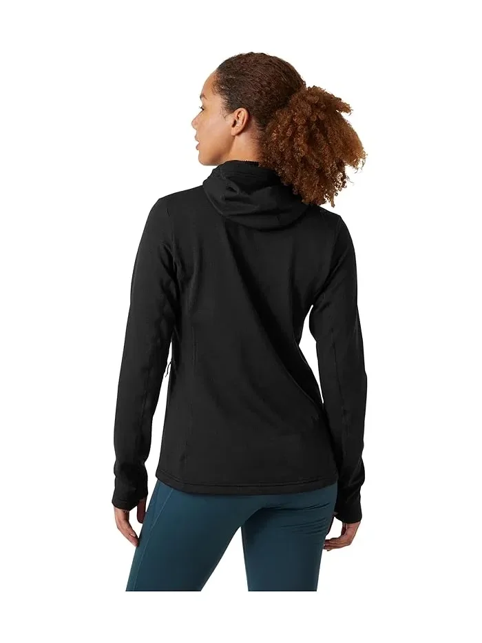 Флисовая кофта с капюшоном Fleece Hooded Jacket Helly Hansen — изображение 2 из 4, черный