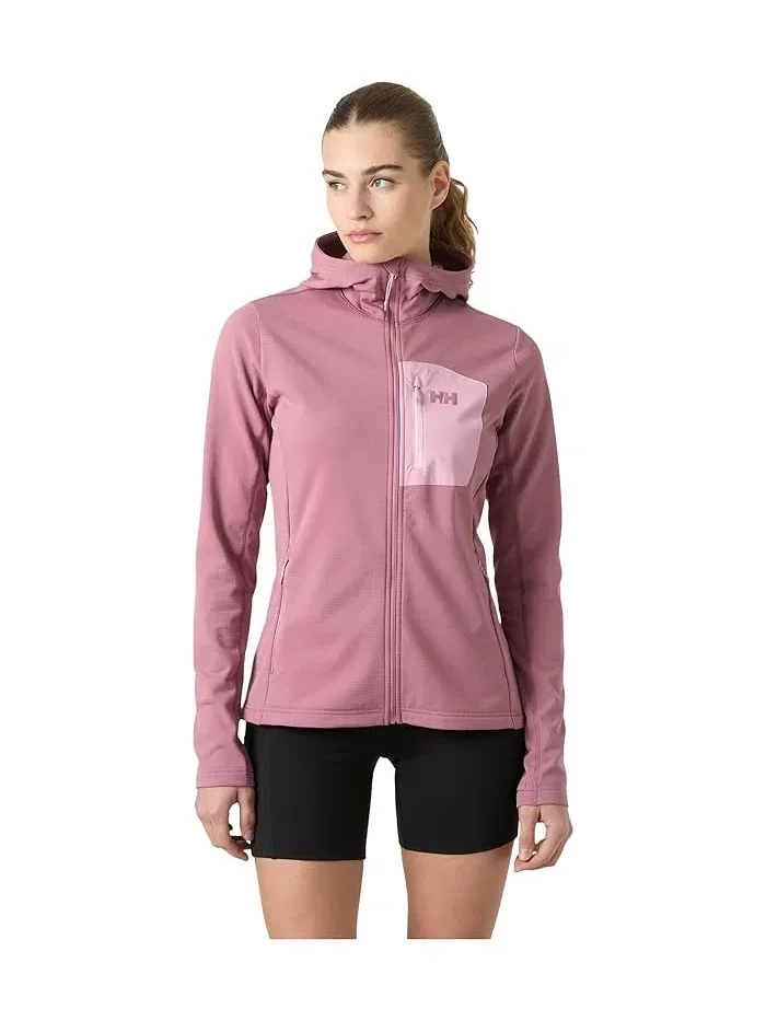 Флисовая кофта с капюшоном утепленная Helly Hansen — изображение 1 из 5, дикая ягода