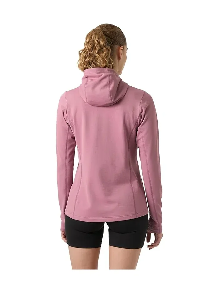 Флисовая кофта с капюшоном утепленная Helly Hansen — изображение 2 из 5, дикая ягода