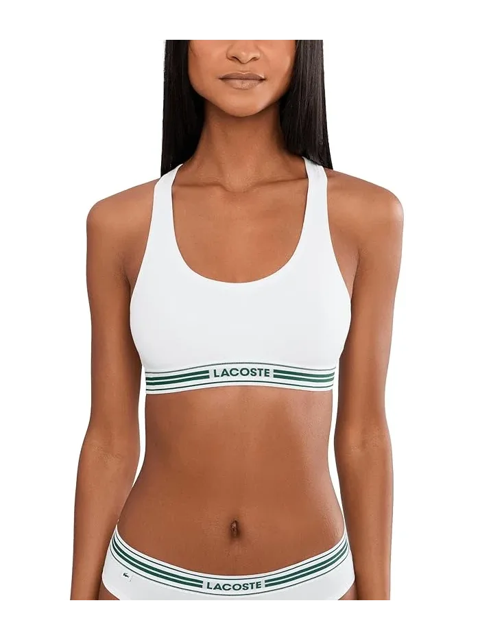 Бралетт с контрастной полосой Cotton Bralette Lacoste