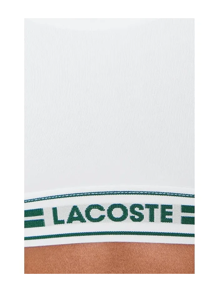 Бралетт с контрастной полосой Cotton Bralette Lacoste — изображение 5 из 5, белый/бежевый