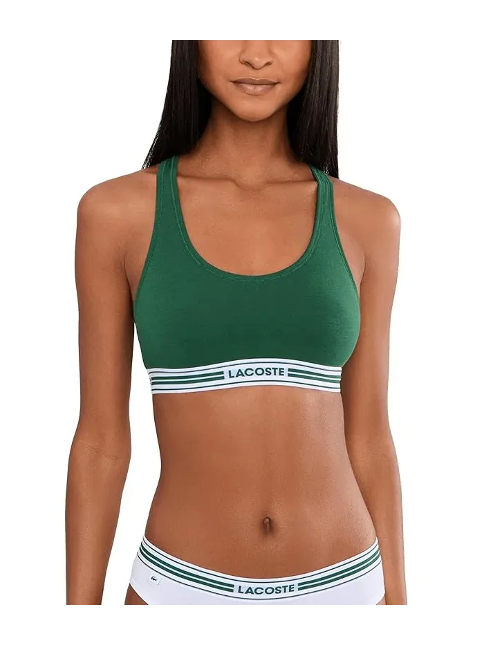 Бюстгальтер-бралетт с контрастной полосой Lacoste