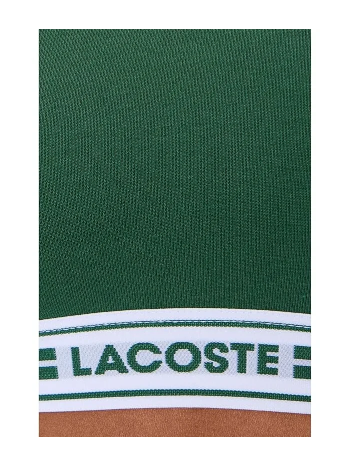 Бюстгальтер-бралетт с контрастной полосой Lacoste — изображение 5 из 5, зеленый