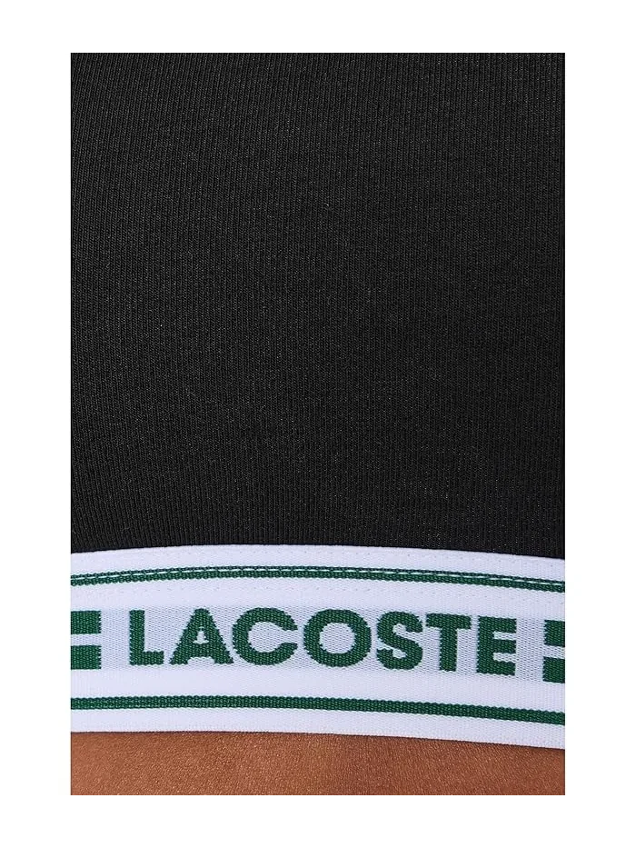 Бралетт с контрастной полосой хлопок Lacoste — изображение 5 из 5, оникс / азалия