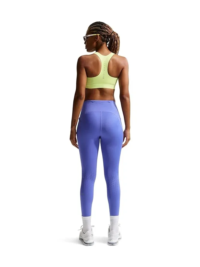 Спортивный бюстгальтер Swift High-Support Lightly Lined Nike — изображение 3 из 4, светлый/серебристый