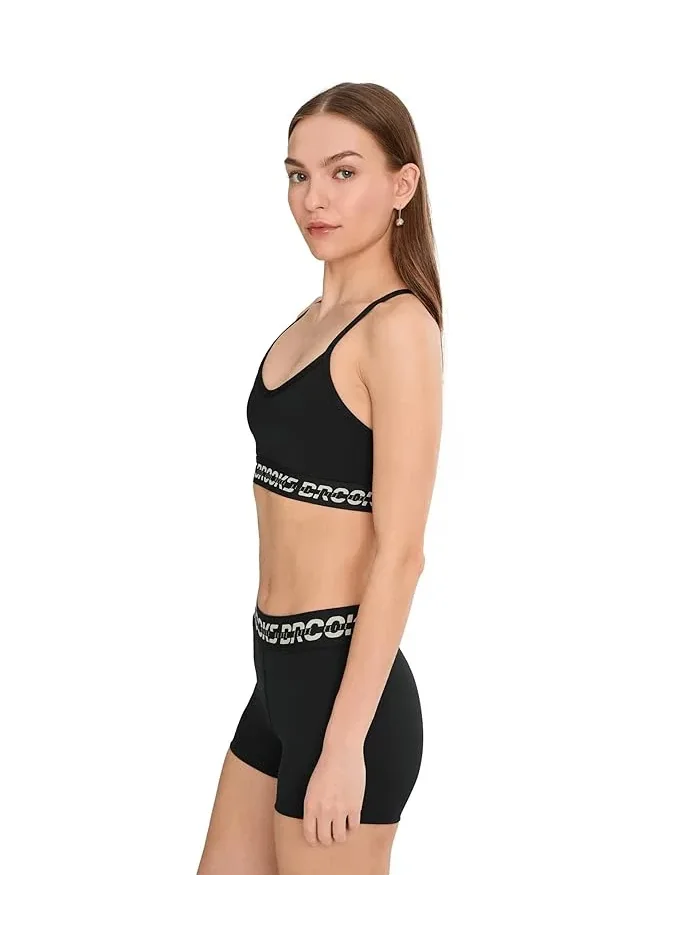 Спортивный бюстгальтер для бега PR Elite Bra Brooks — изображение 3 из 5, черный