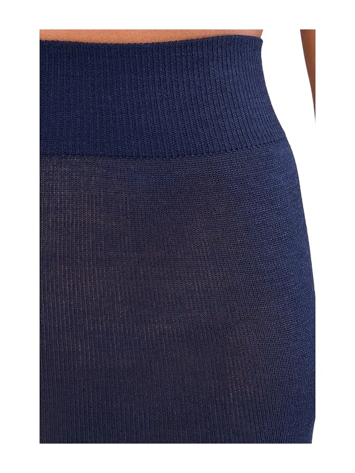 Колготки Merino Pattern Wolford — изображение 2 из 2, темно-синий