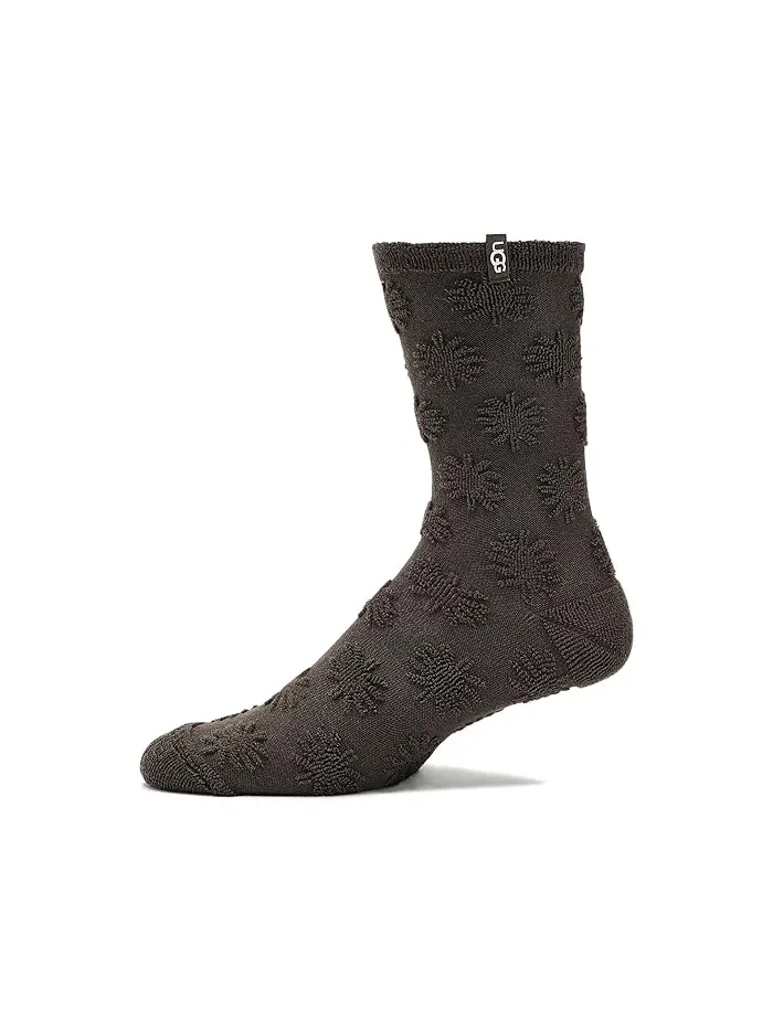 Носки Dallys Terry 3/4 Crew UGG, Dense Smoke Sun Logo — изображение 1 из 2, серый