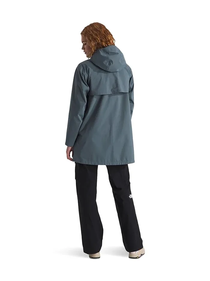 Парка дождевая Voyage Rain 3L Hooded Parka The North Face — изображение 3 из 5, серый