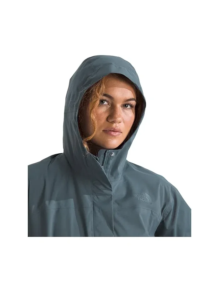 Парка дождевая Voyage Rain 3L Hooded Parka The North Face — изображение 4 из 5, серый