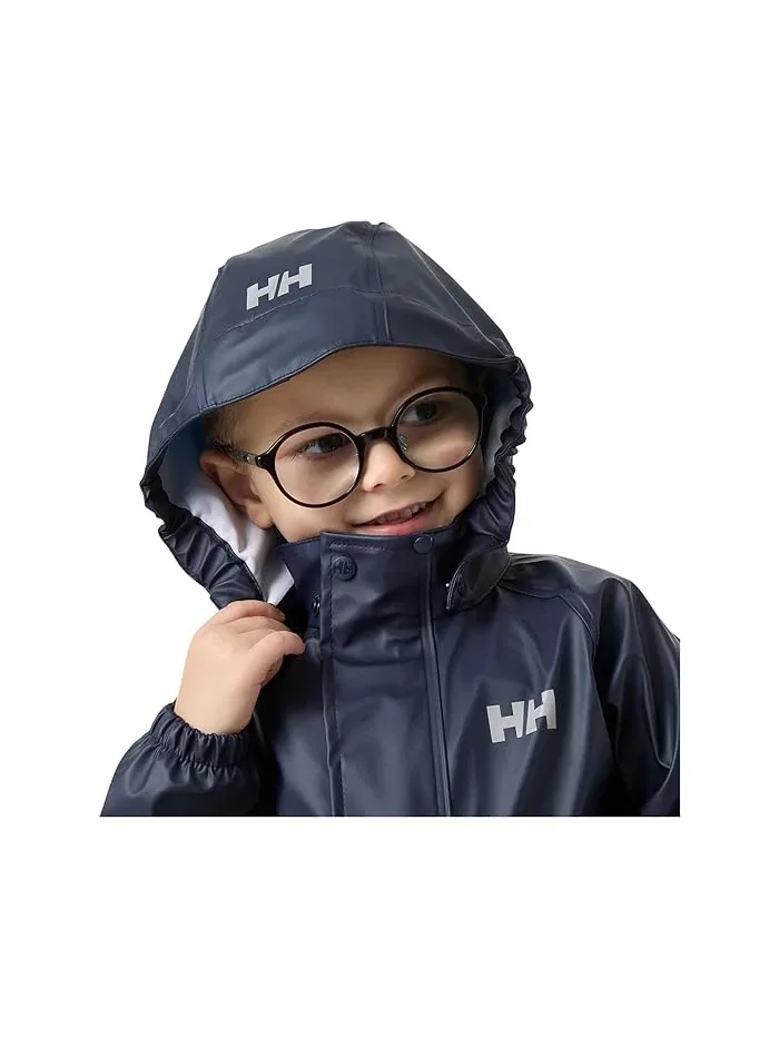 Дождевой костюм Bergen 2.0 Pu Rainset Helly Hansen Kids — изображение 3 из 4, темно-синий