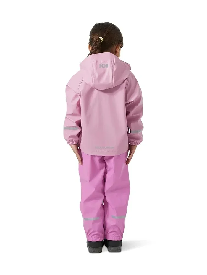 Дождевой костюм Bergen 2.0 Pu Rainset Helly Hansen Kids — изображение 2 из 5, розовый